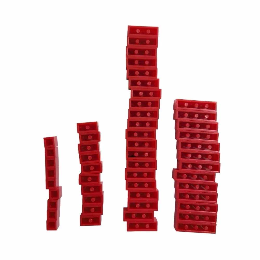 Vintage Unbranded Building Bricks Lot 200+ Pieces Tyco Style LEGO Compatible